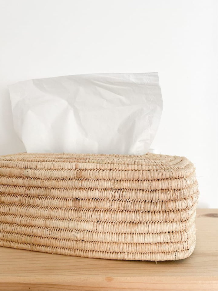 Boite à mouchoirs en beige