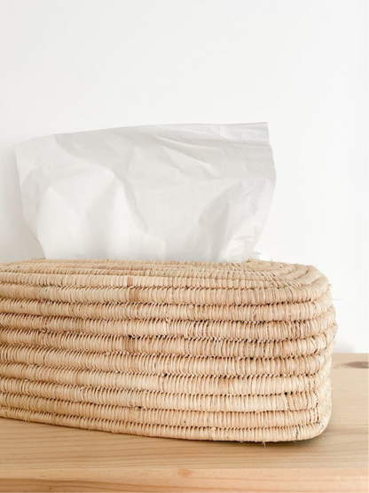 Boite à mouchoirs en beige