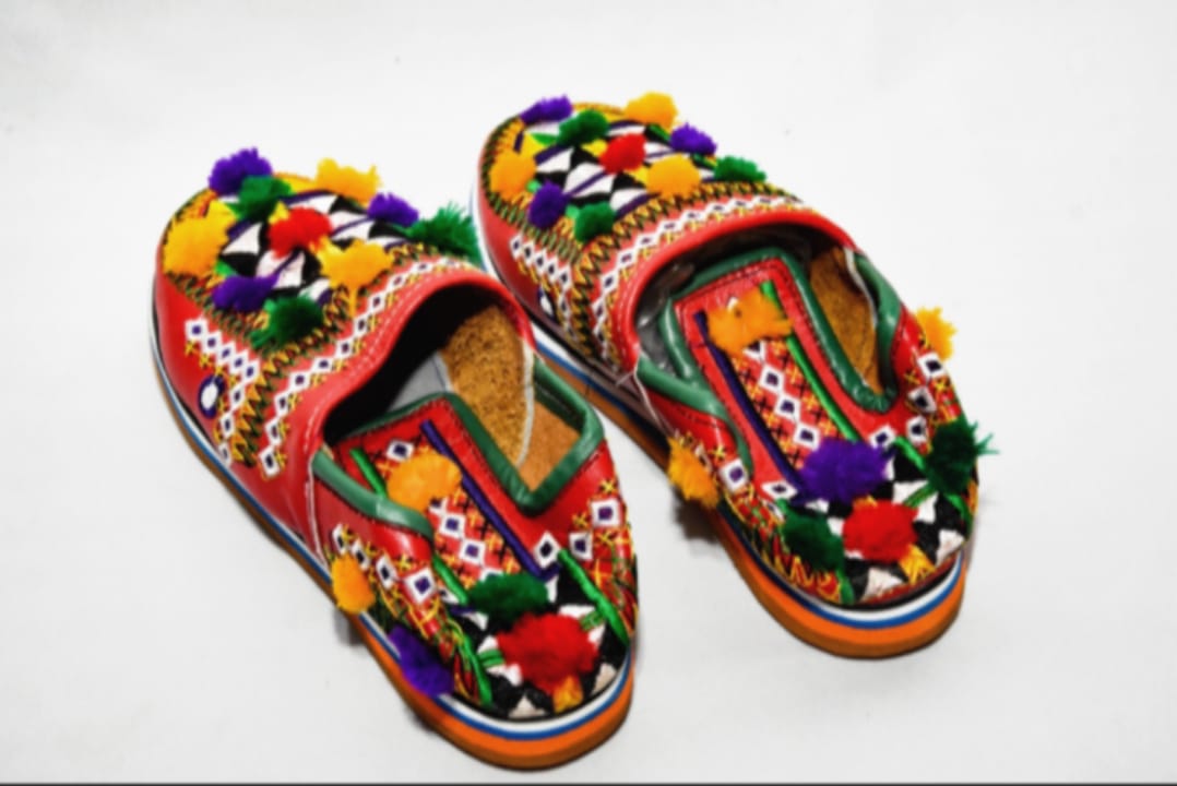 Babouches Amazigh cuir naturel
