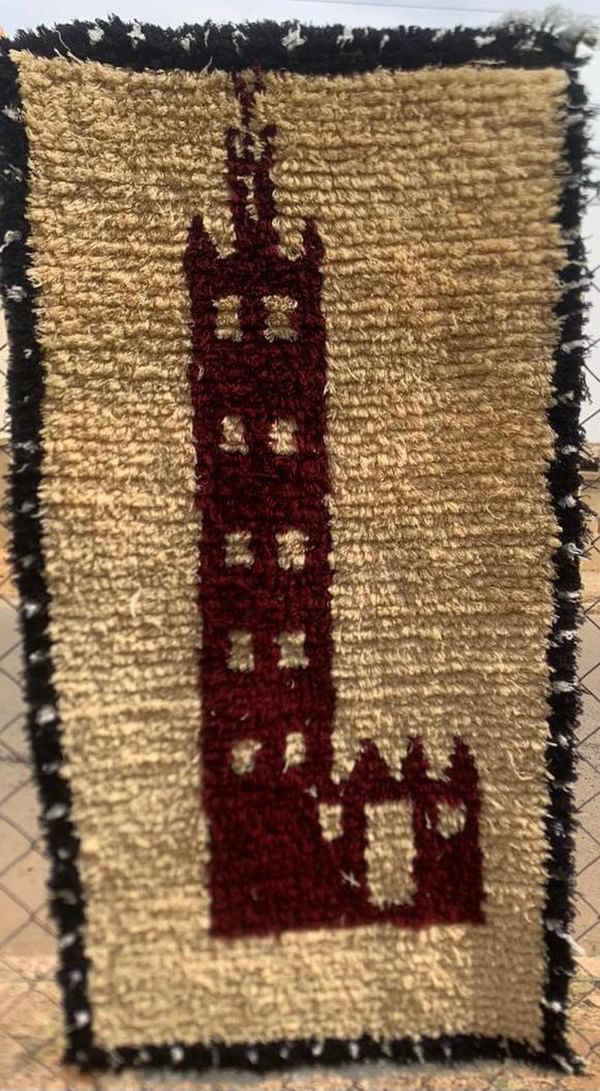 Tinzallit yan Berber rug