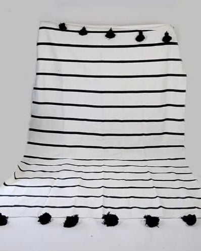 Couvre lit, drap, dessus du lit style marocain