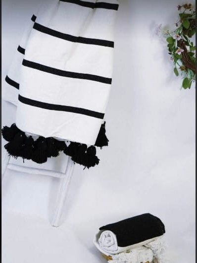 Couvre lit, drap, dessus du lit style marocain