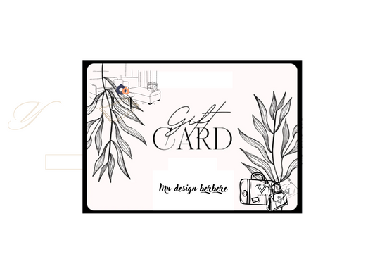 Carte-cadeau mn design berbere